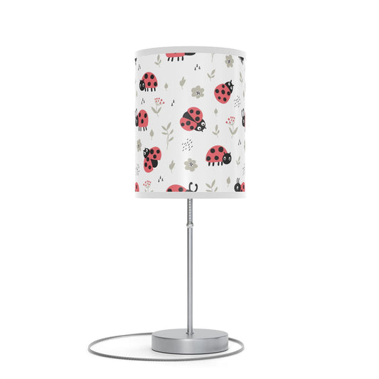 Lamp on a Stand, US|CA plug - Ladybug Girls Bed Lamp