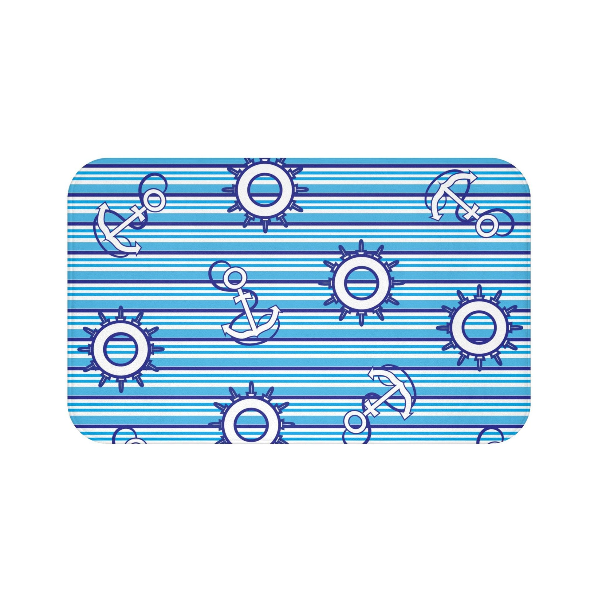 Bath Mat - Nautical Theme Anchor