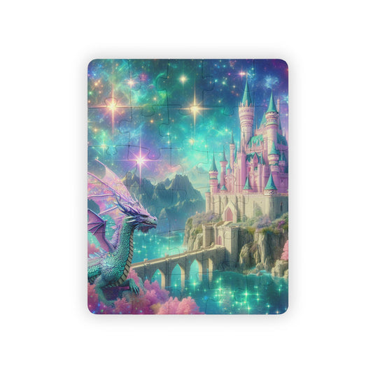 Kids' Puzzle, 30-Piece - Childrens Castle Dragon Puzzle