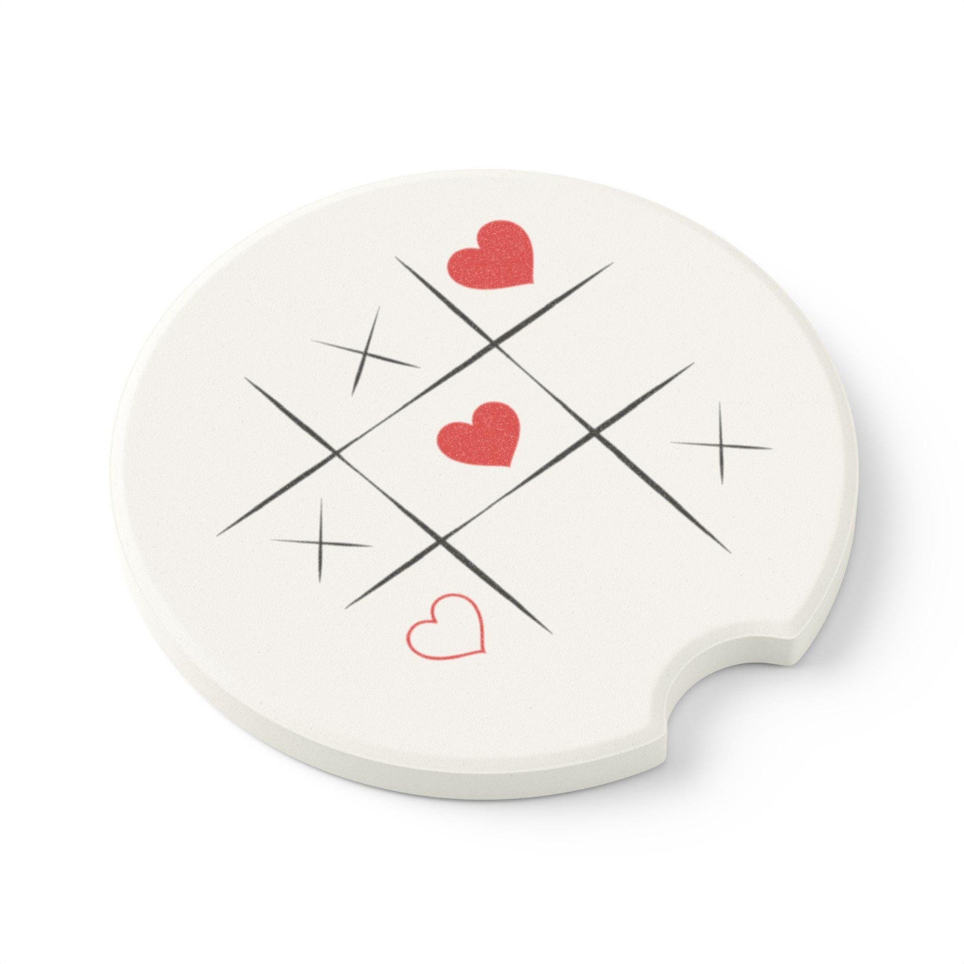 Soapstone Car Coaster Auto Coaster - Love