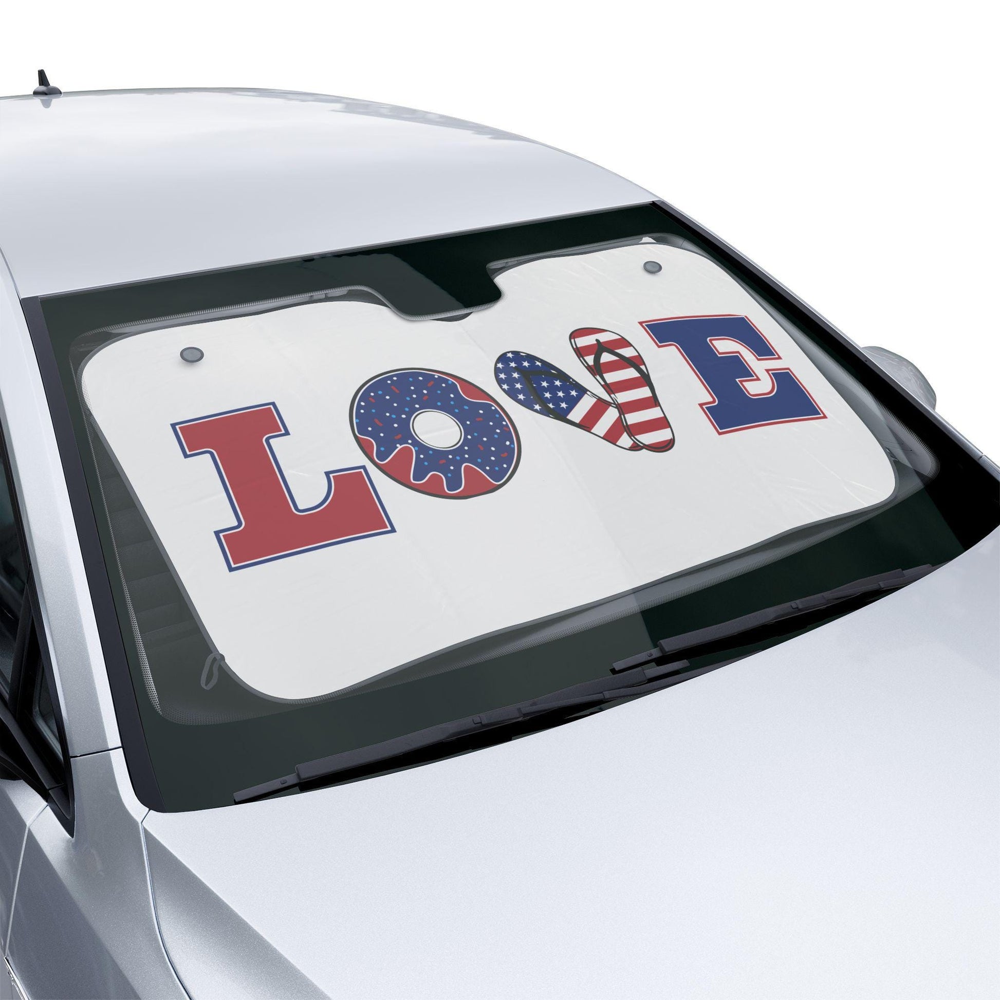 Car Sun Shades - Love Sun Reflector for Automobile