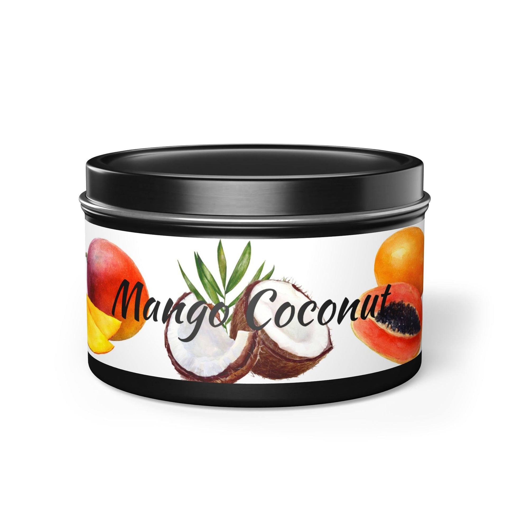 Tin Candles - Soy - Mango Coconut Scent Candle