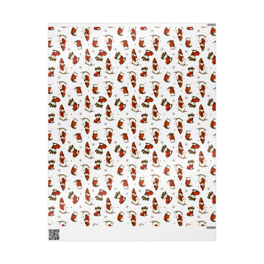 Wrapping Papers - Holiday Christmas Gift Wrap - Snowman