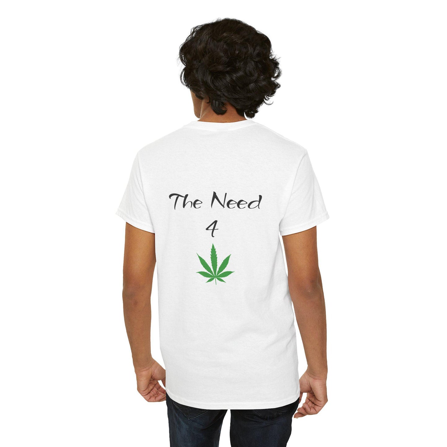 Unisex Heavy Cotton Tee - Weed and Speed Funny Humorous Tshirt