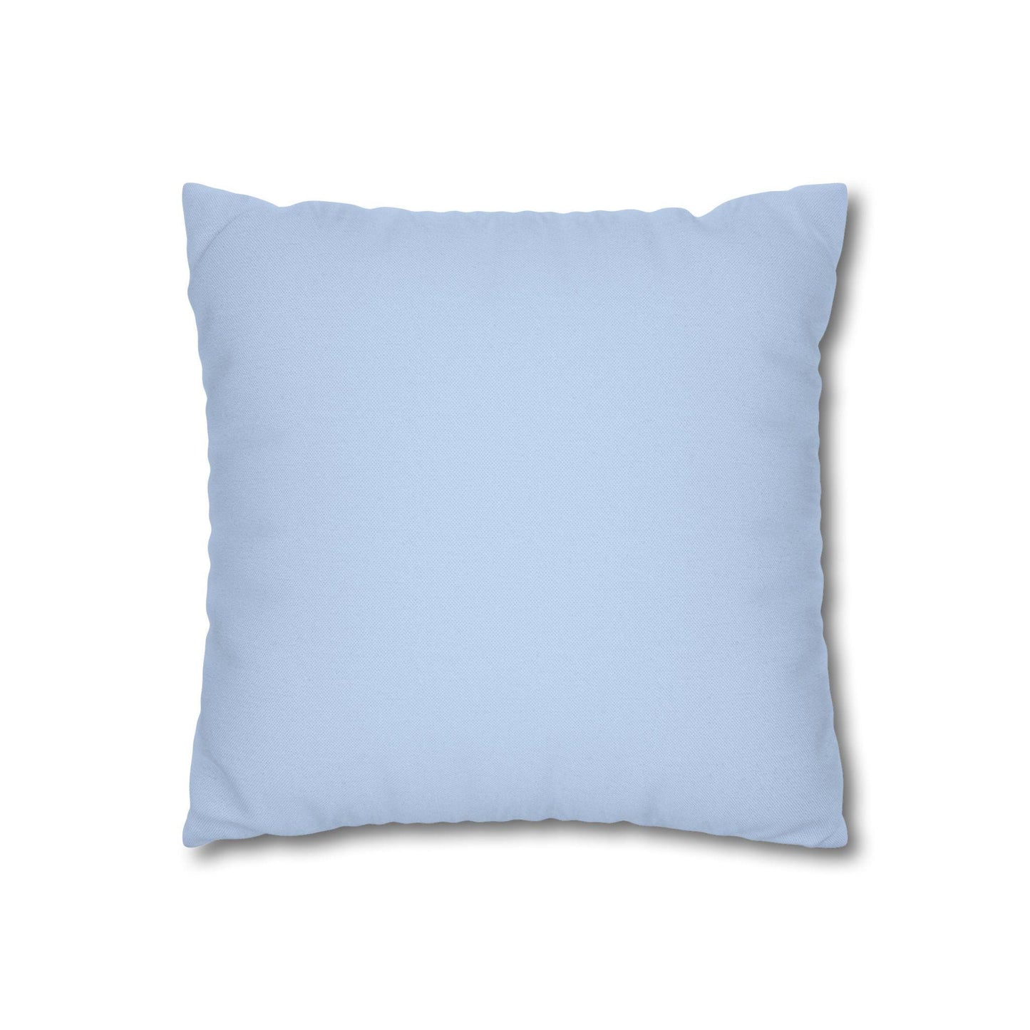 Spun Polyester Square Pillowcase - Blue Color - Pineapple Design