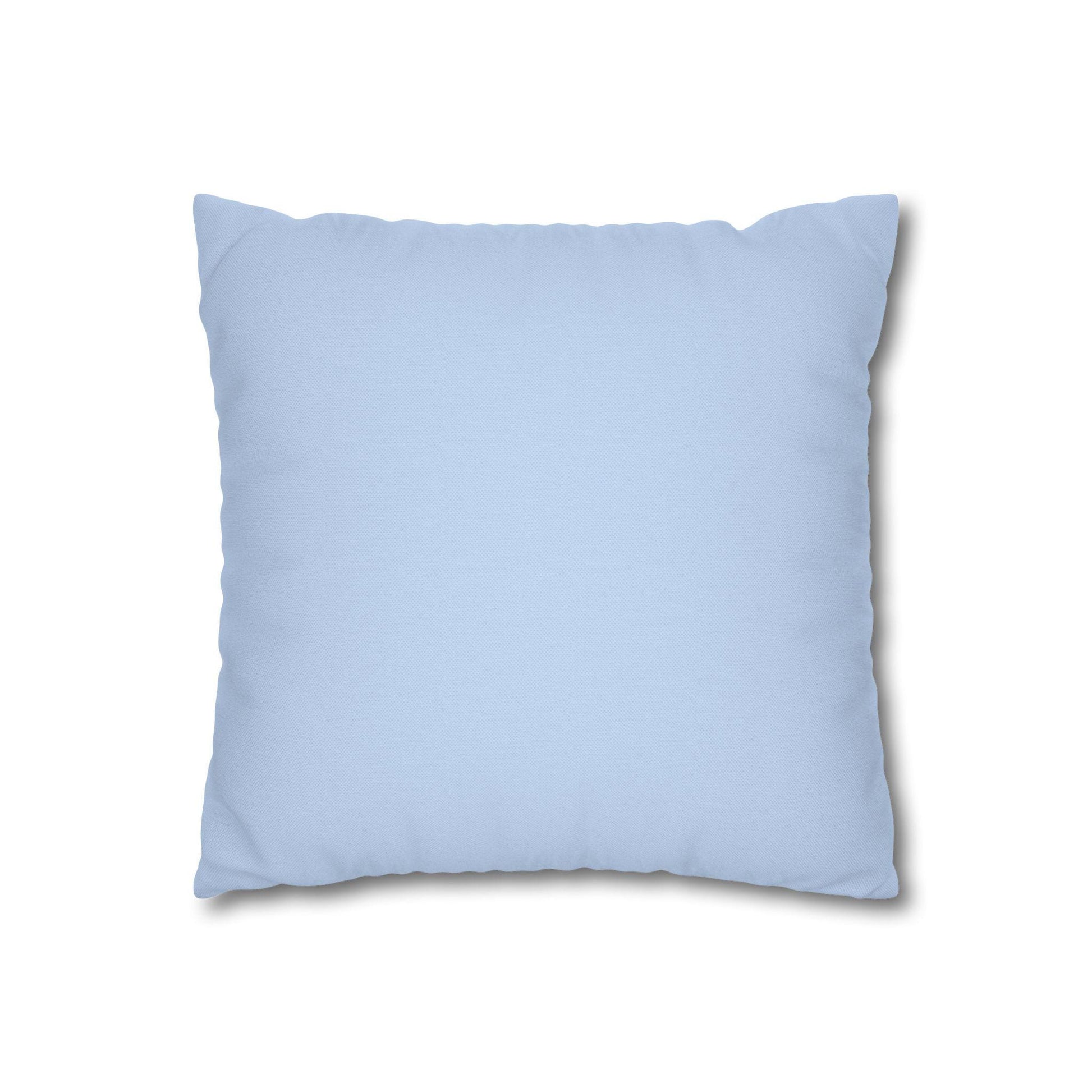 Spun Polyester Square Pillowcase - Blue Color - Pineapple Design