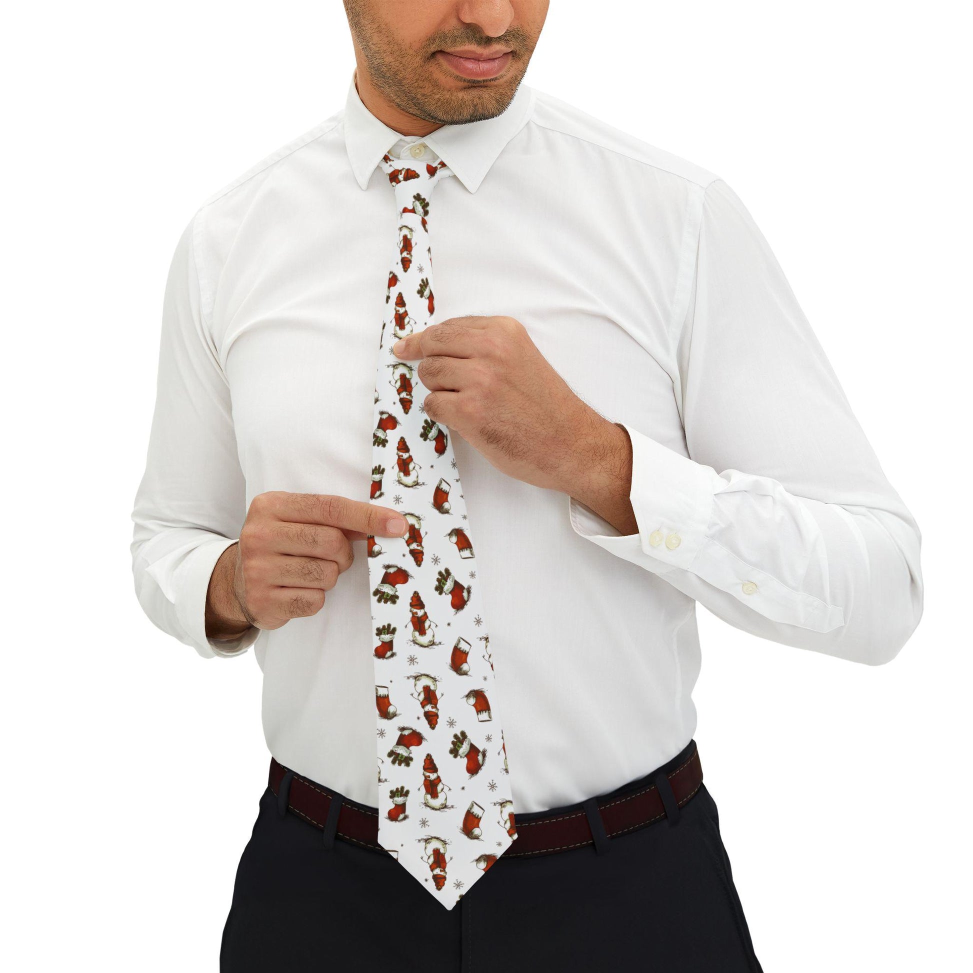 Mens Christmas Necktie