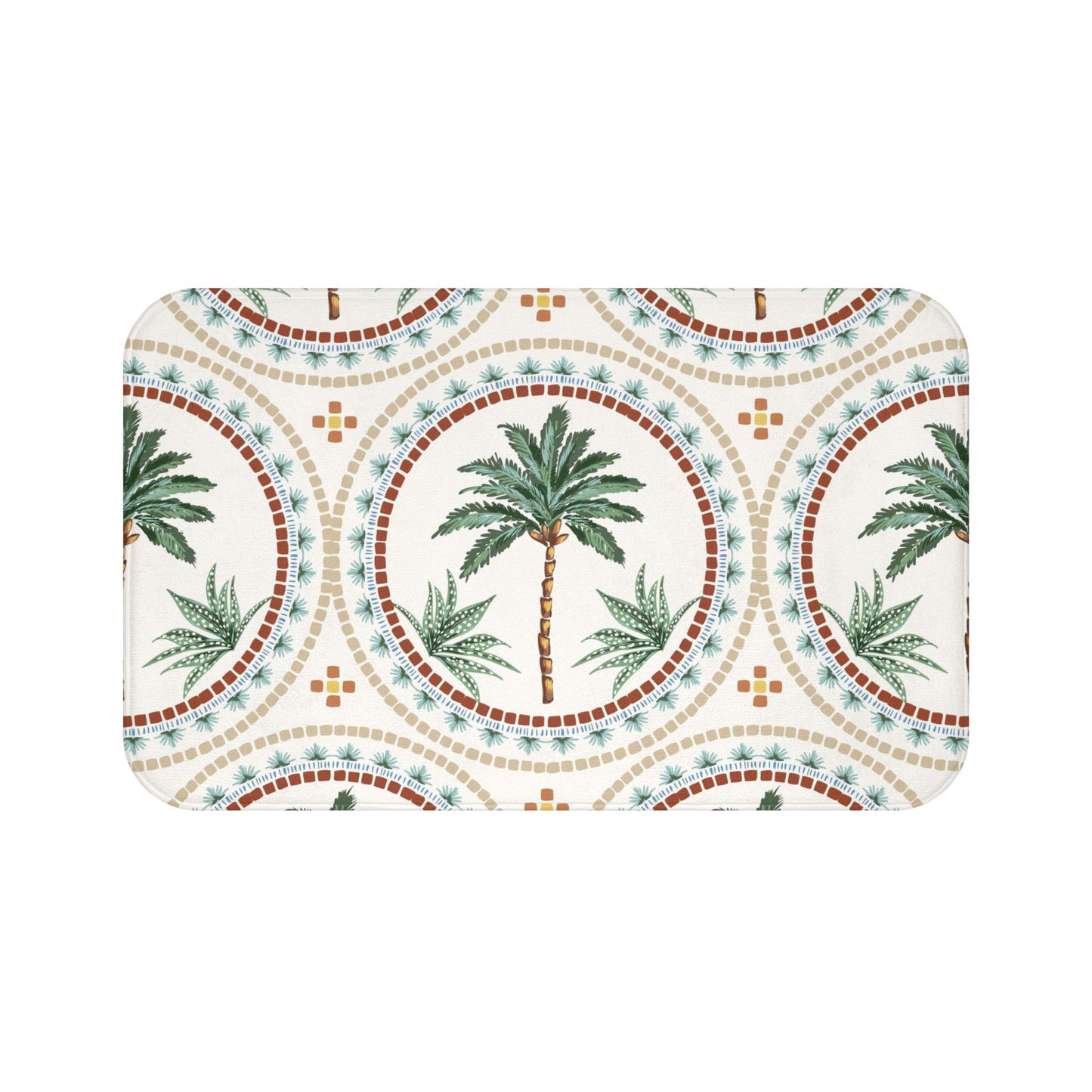 Bath Mat Palm Tree Theme Beach