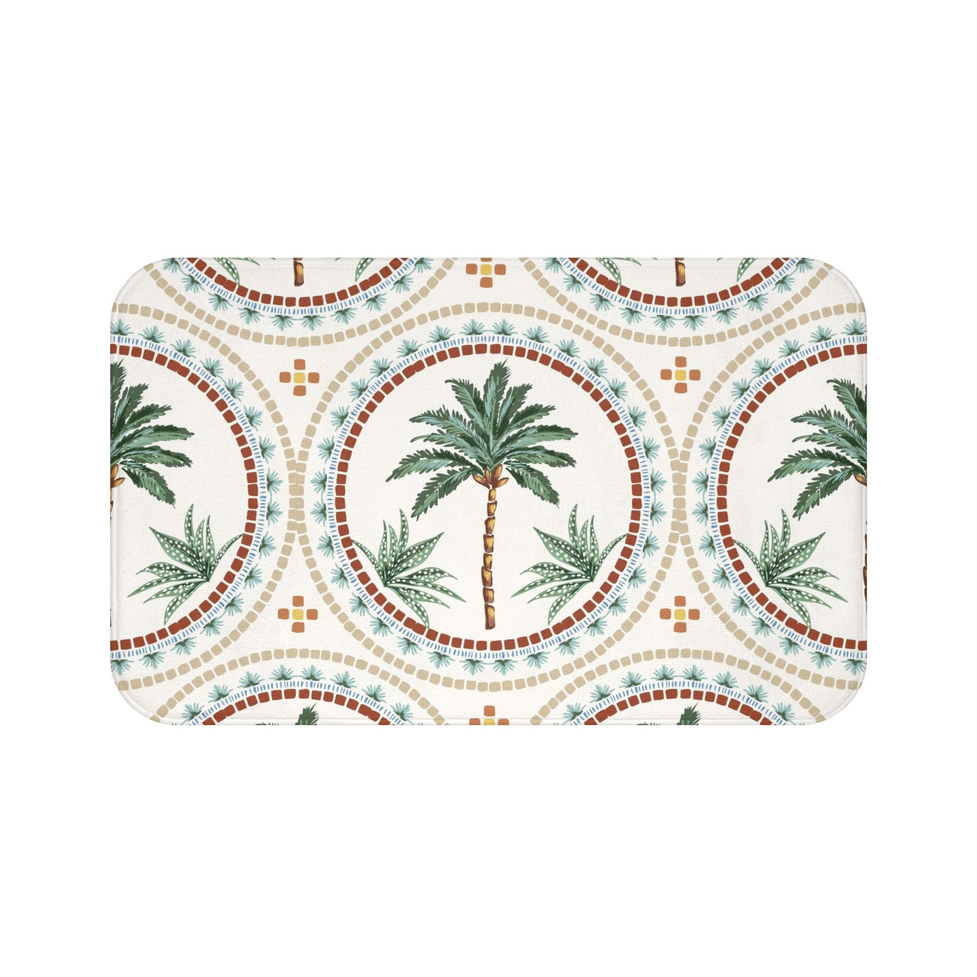 Bath Mat Palm Tree Theme Beach