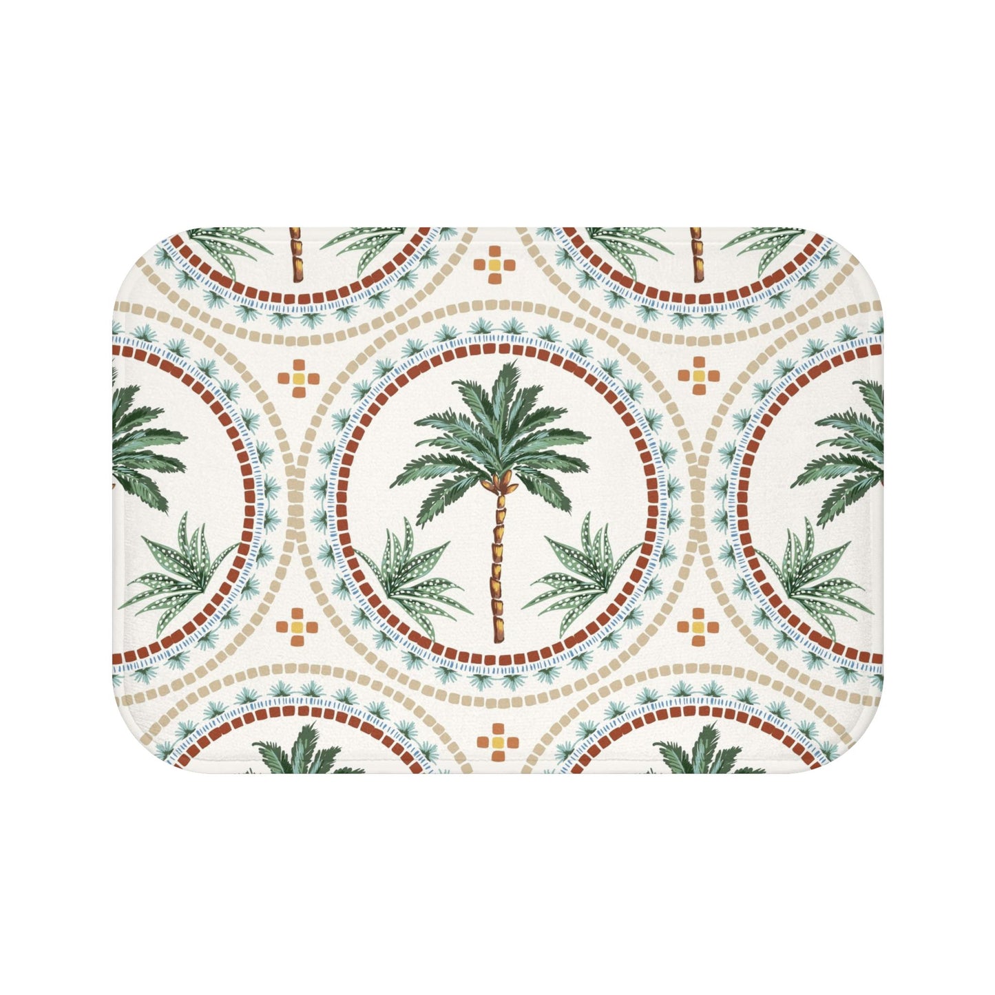 Bath Mat Palm Tree Theme Beach