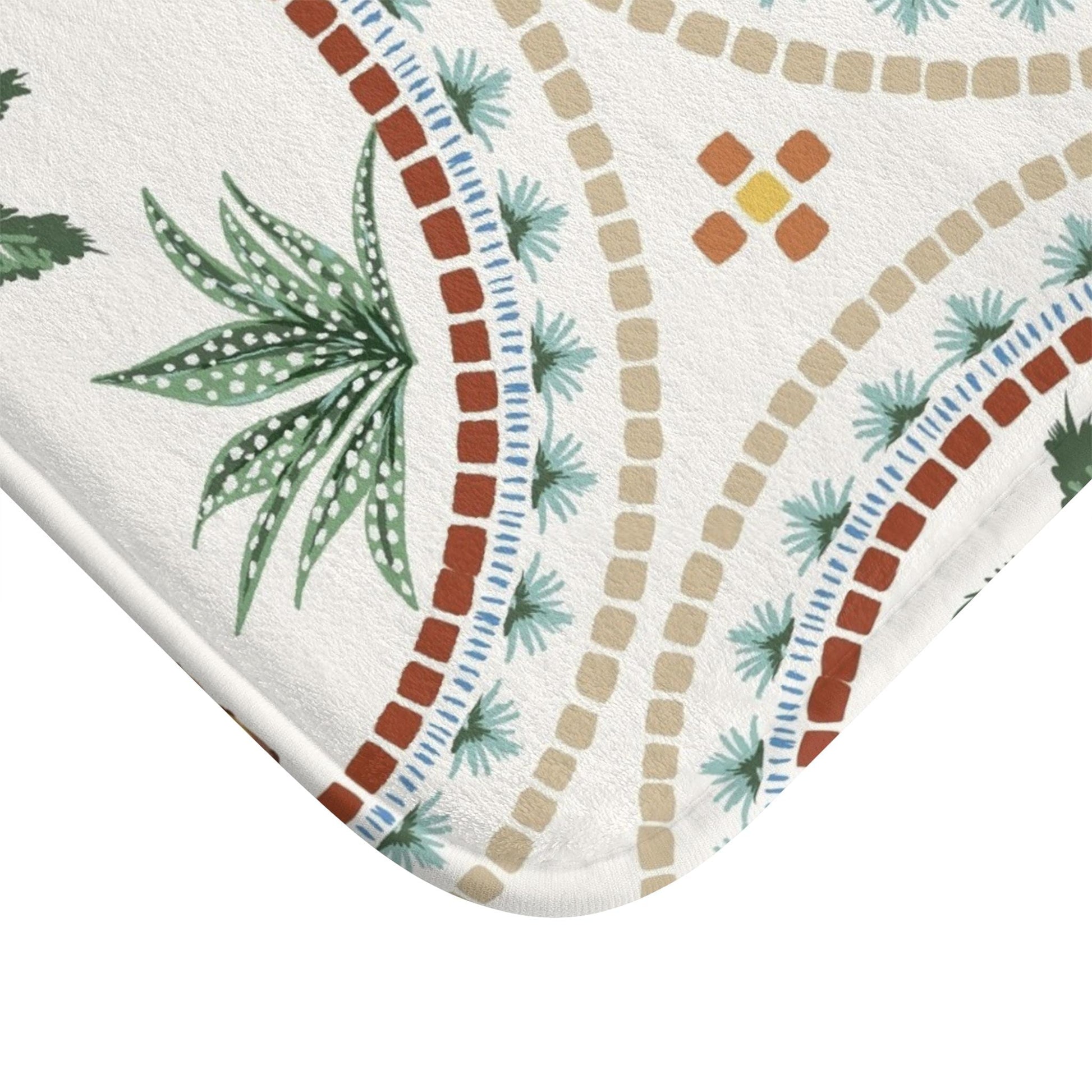 Bath Mat Palm Tree Theme Beach