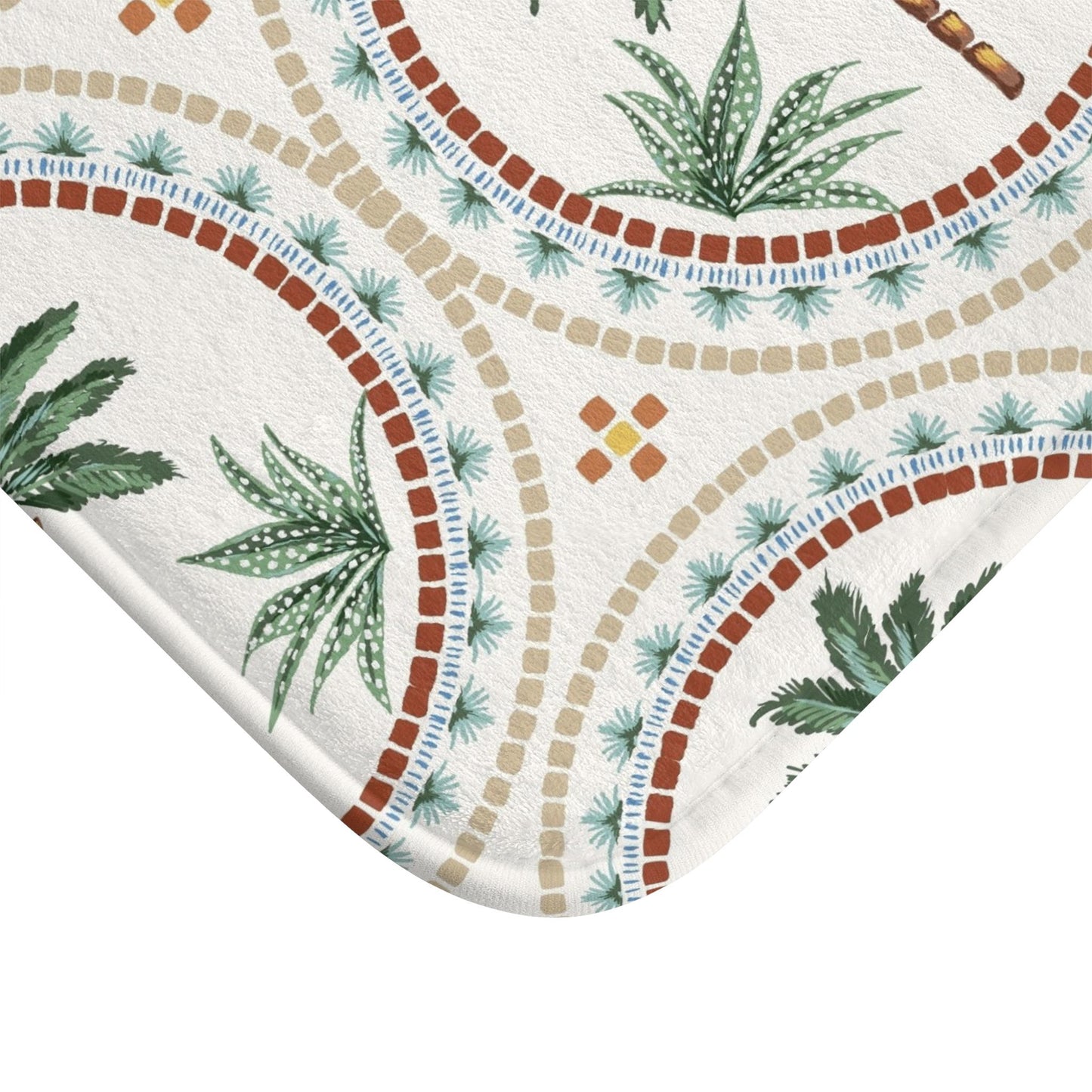 Bath Mat Palm Tree Theme Beach