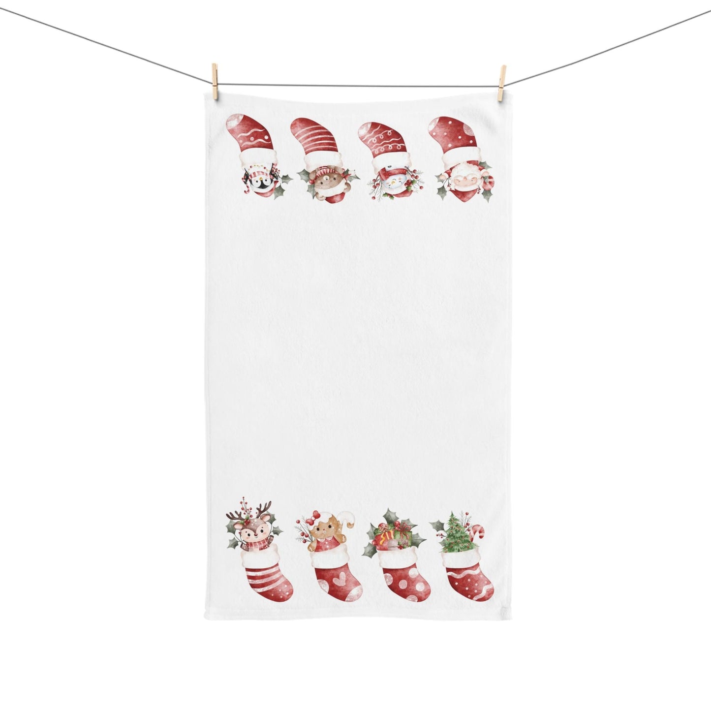 Hand Towel - Kitchem Towel - Christmas Holiday Theme