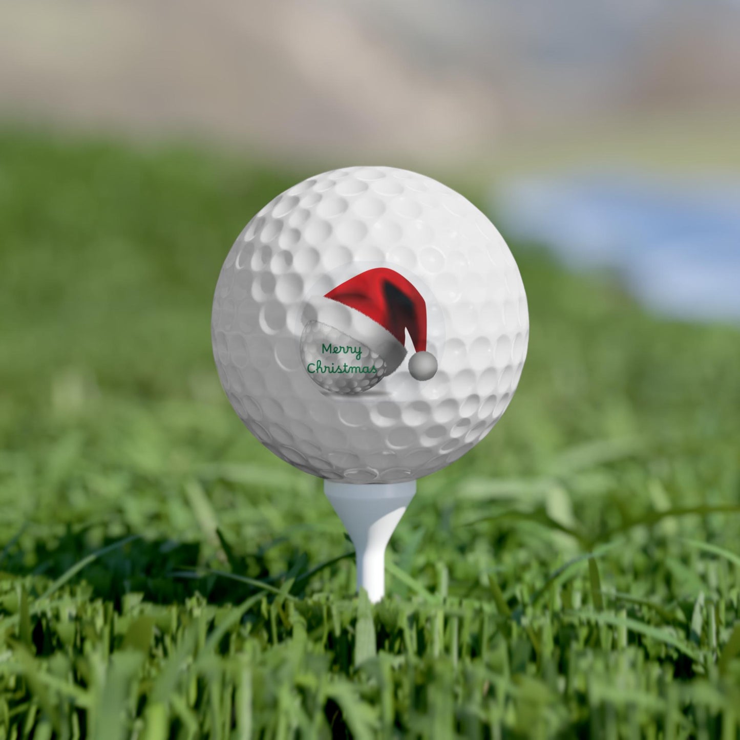 Golf Balls, 6pcs - Christmas Balls