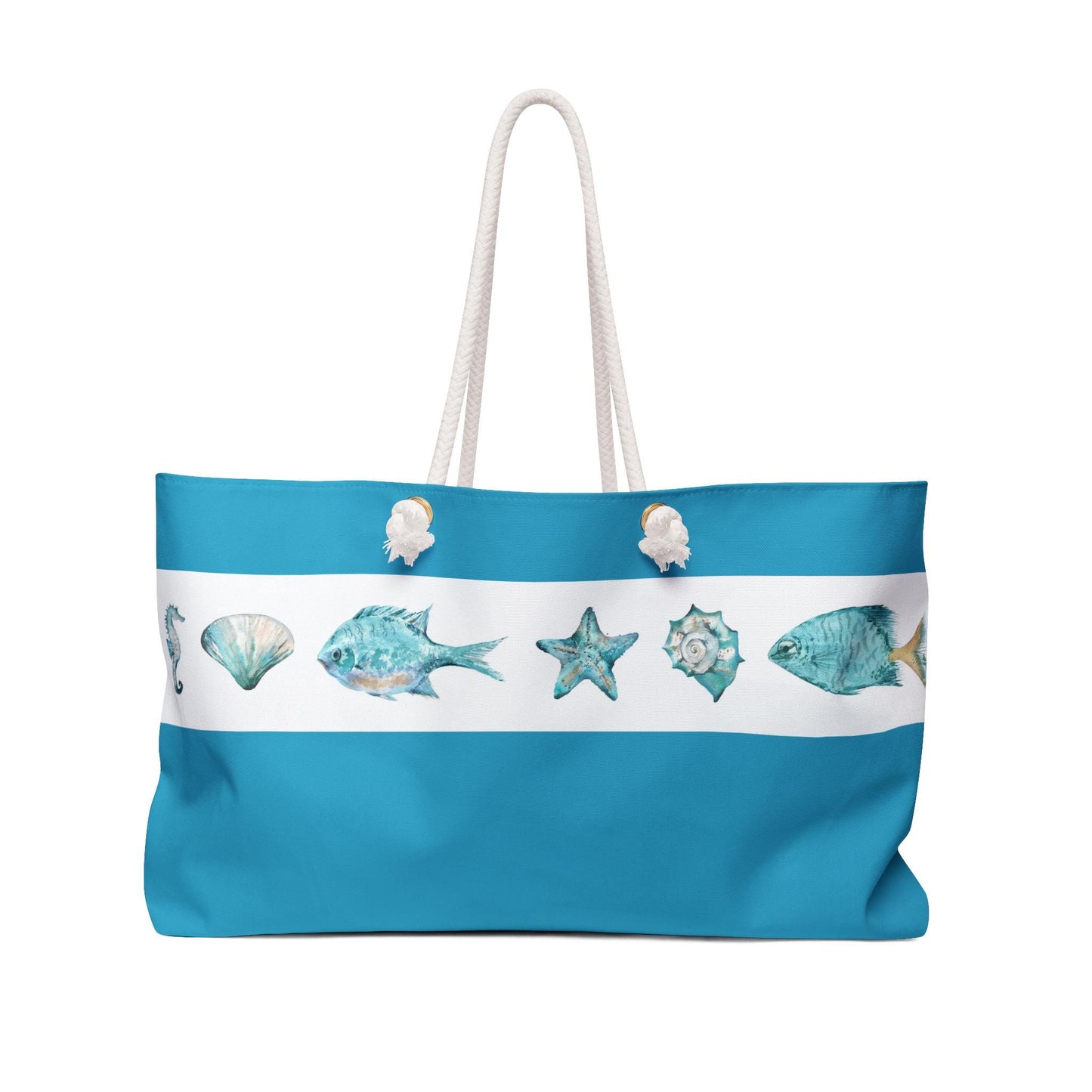 Weekender Bag - Beach Tote Carry Bag - Ocean Theme