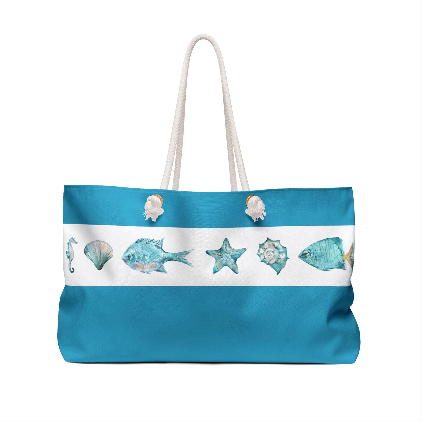 Weekender Bag - Beach Tote Carry Bag - Ocean Theme