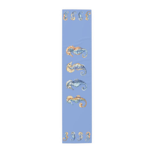 Table Runner (Cotton, Poly) - Seahorse