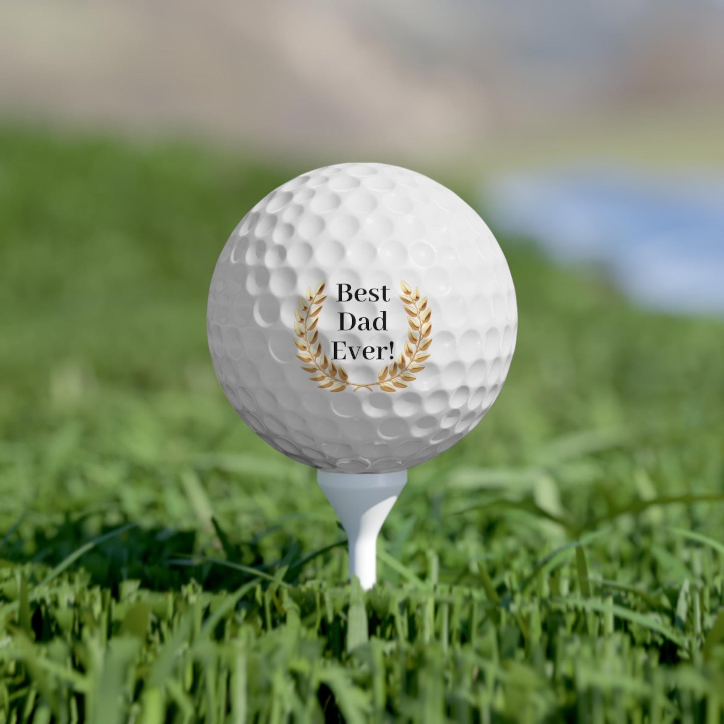 Golf Balls, Best Dad Ever 6pcs