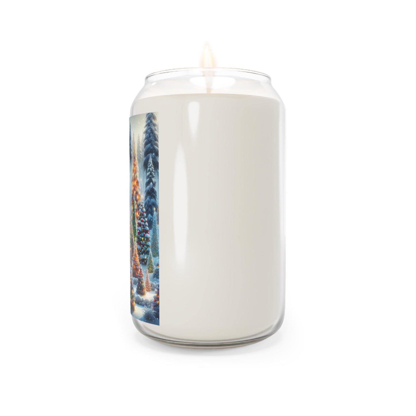 Scented Candle, 13.75oz - Christmas Holiday Decorated Candle