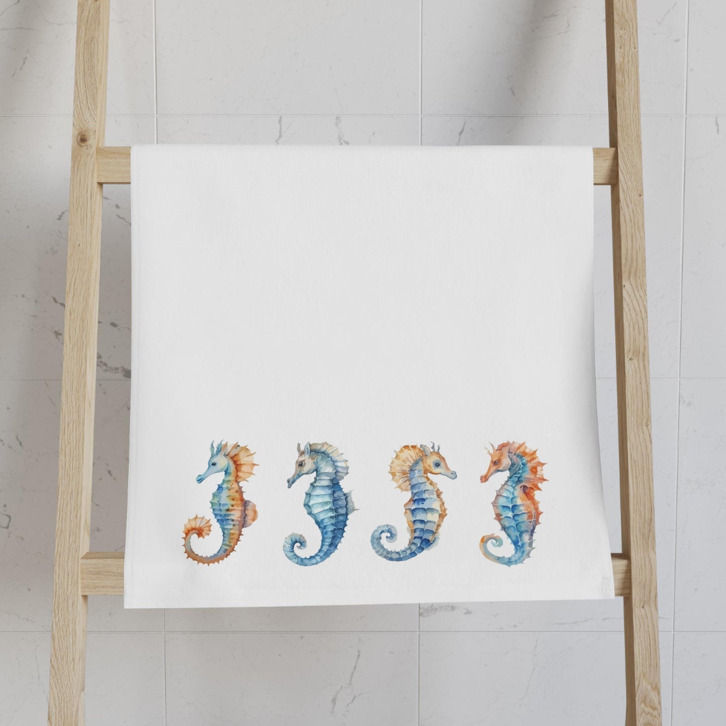 Hand Towel - Kitchen Towel Seahorse