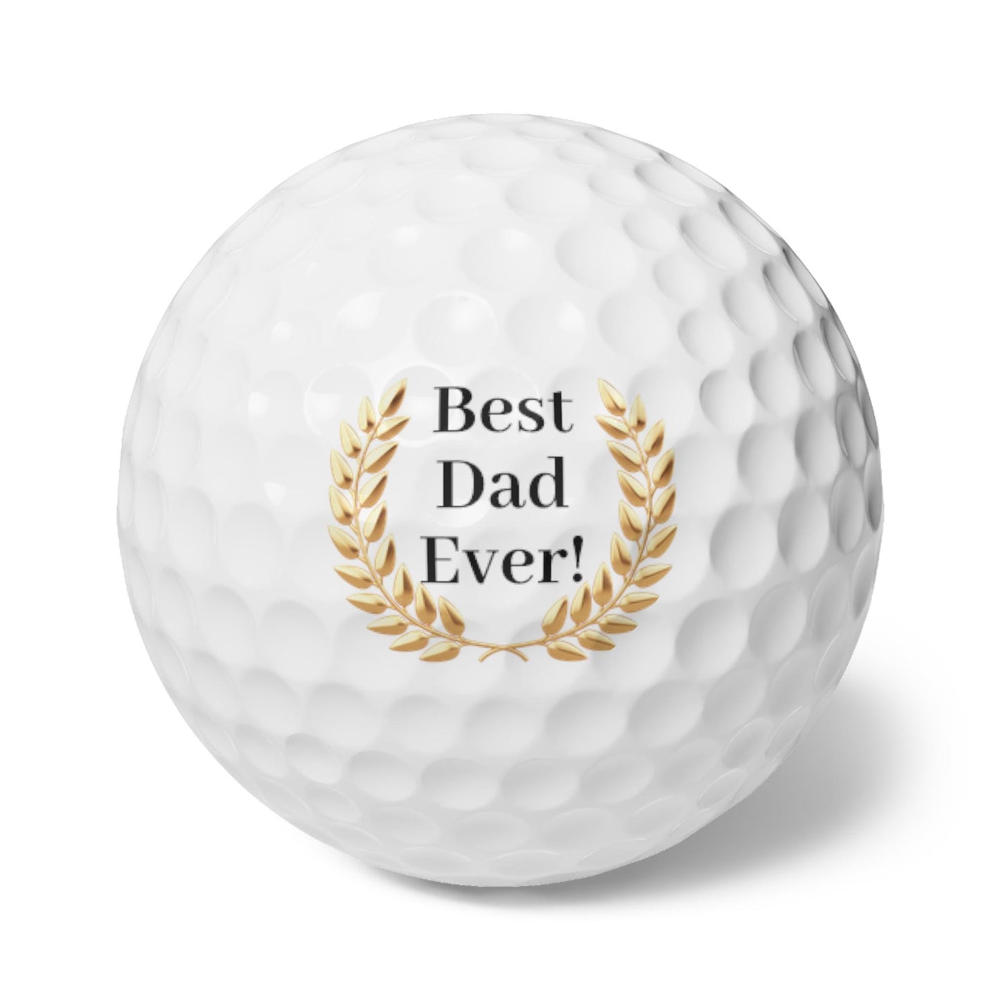 Golf Balls, Best Dad Ever 6pcs