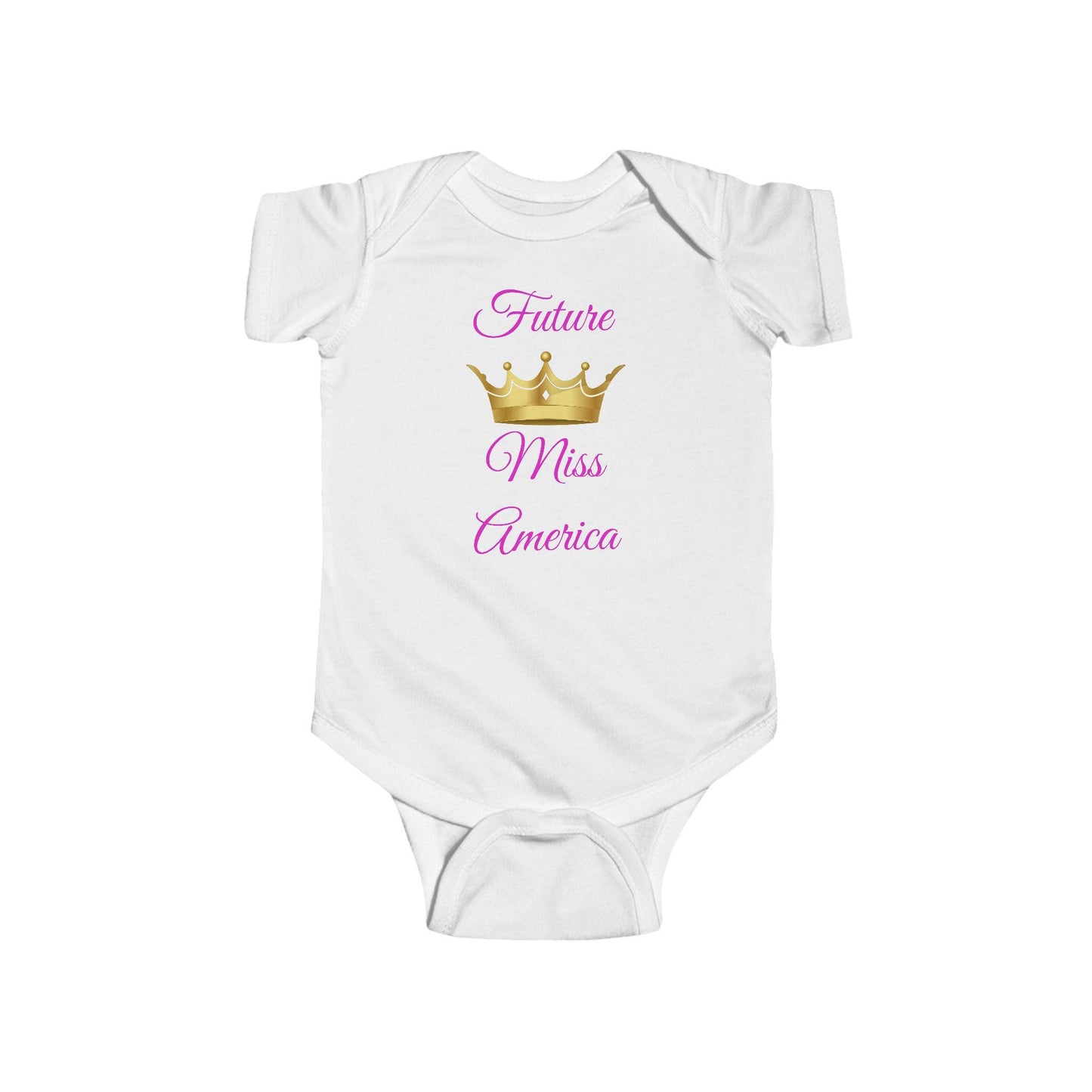 Girl Infant Fine Jersey Bodysuit - Baby Onesie, Baby Girl Clothes, Newborn Outfit, Cute Baby Gift, Infant Girl Apparel