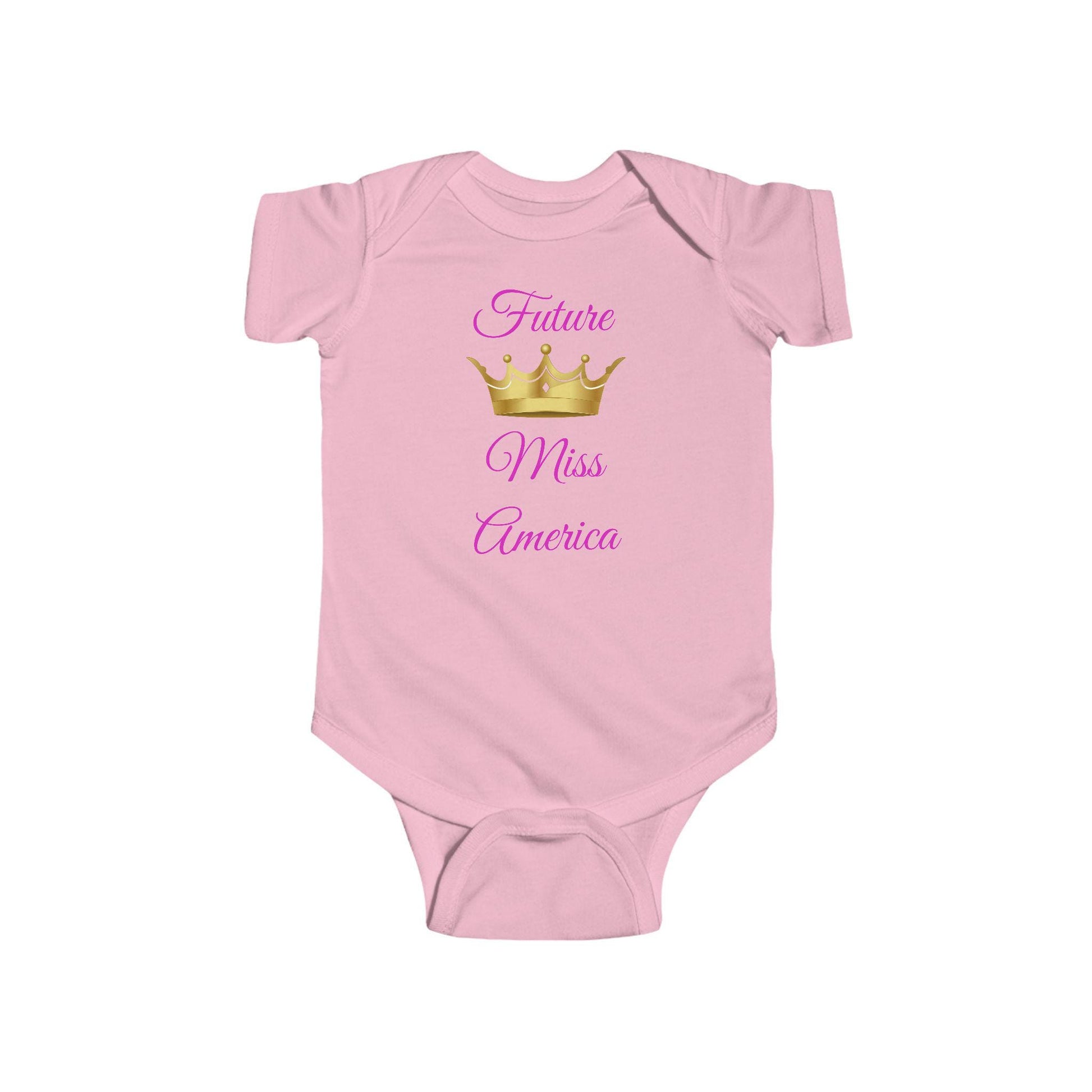 Girl Infant Fine Jersey Bodysuit - Baby Onesie, Baby Girl Clothes, Newborn Outfit, Cute Baby Gift, Infant Girl Apparel