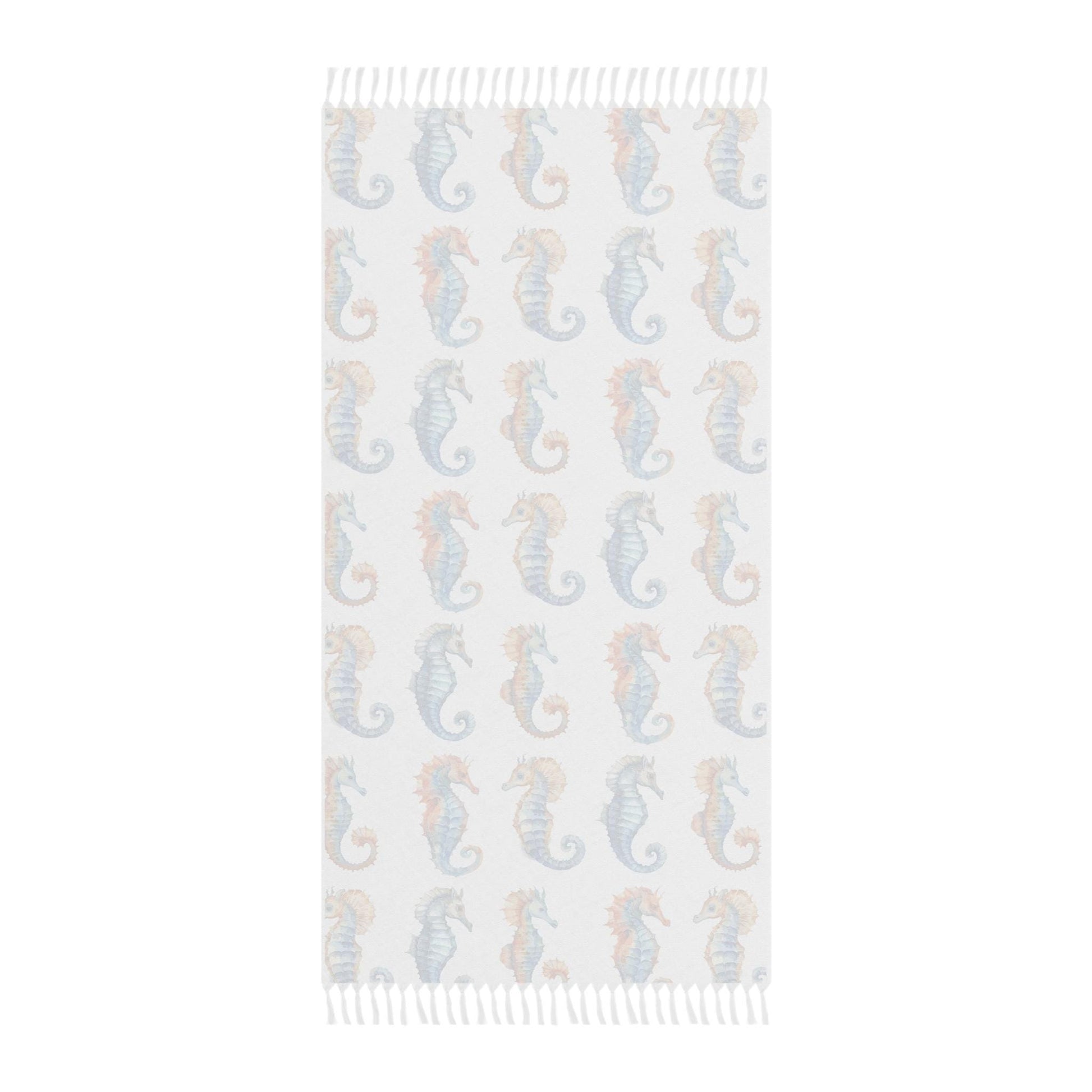 Boho Beach Cloth - Beach Blanket Seahorses