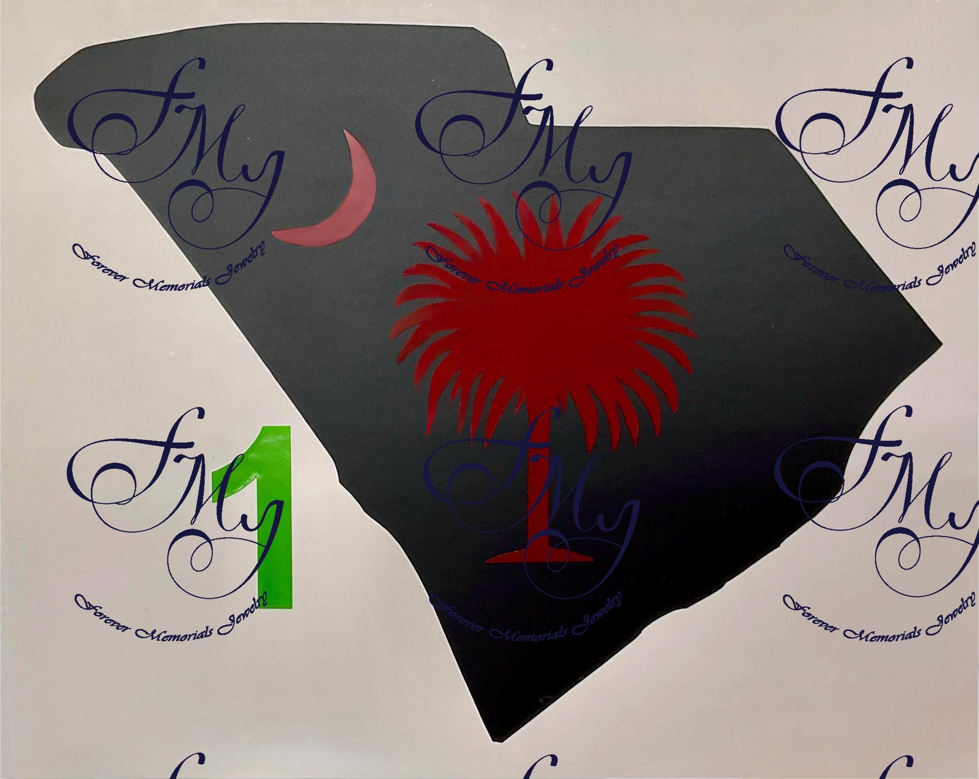 South Carolina - Palmetto Tree - Auto Stickers - Bumper Sticker - Decal