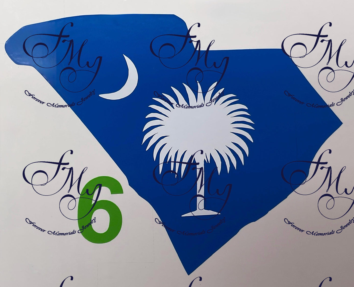 South Carolina - Palmetto Tree - Auto Stickers - Bumper Sticker - Decal