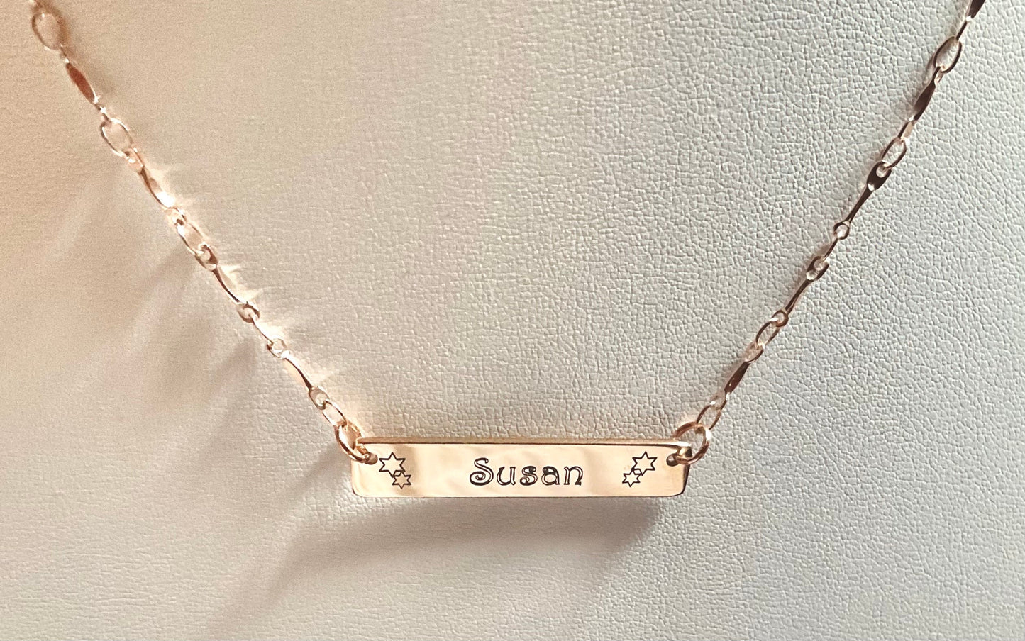 Rose Gold Personalized Necklace for Girls and Women